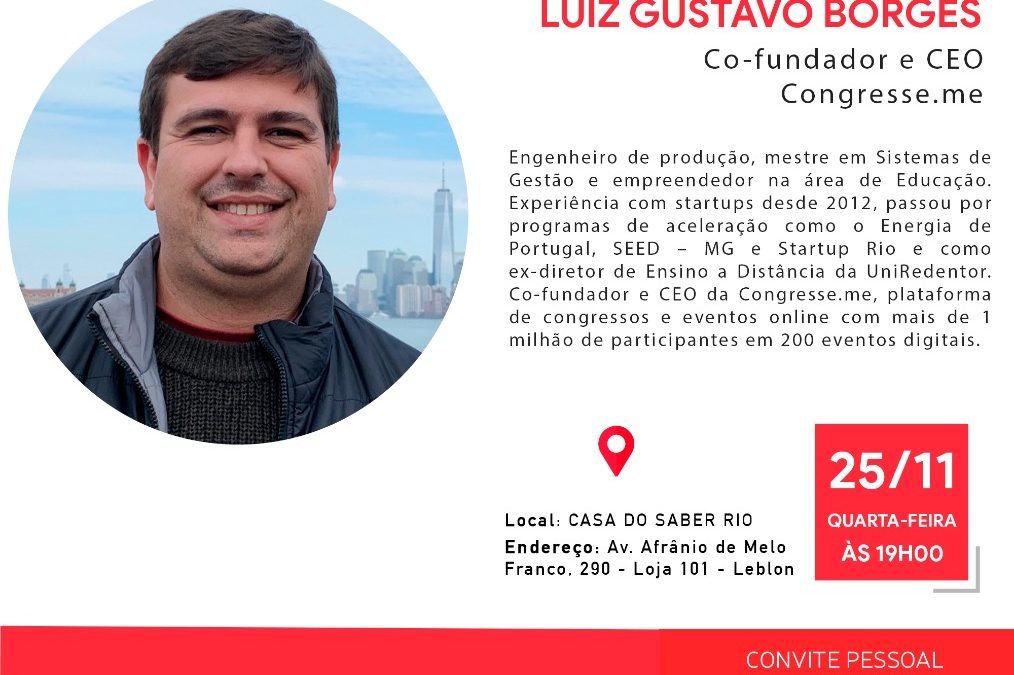 ENCONTRO LIDE FUTURO RIO DE JANEIRO – LUIZ GUSTAVO BORGES